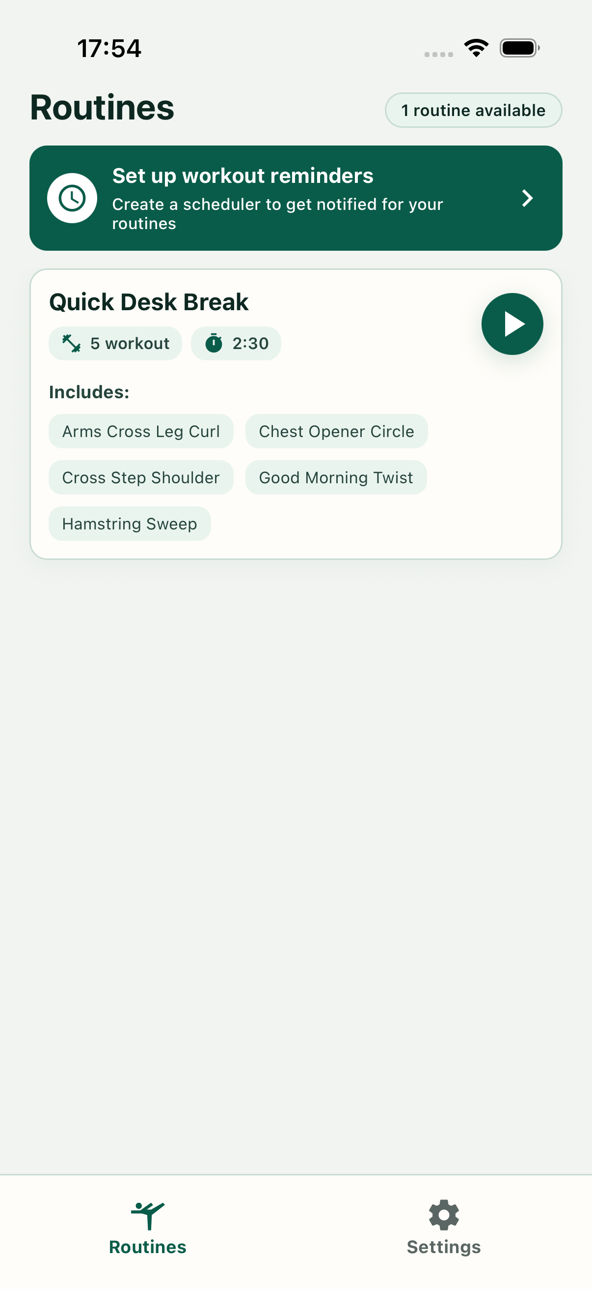 My Routines