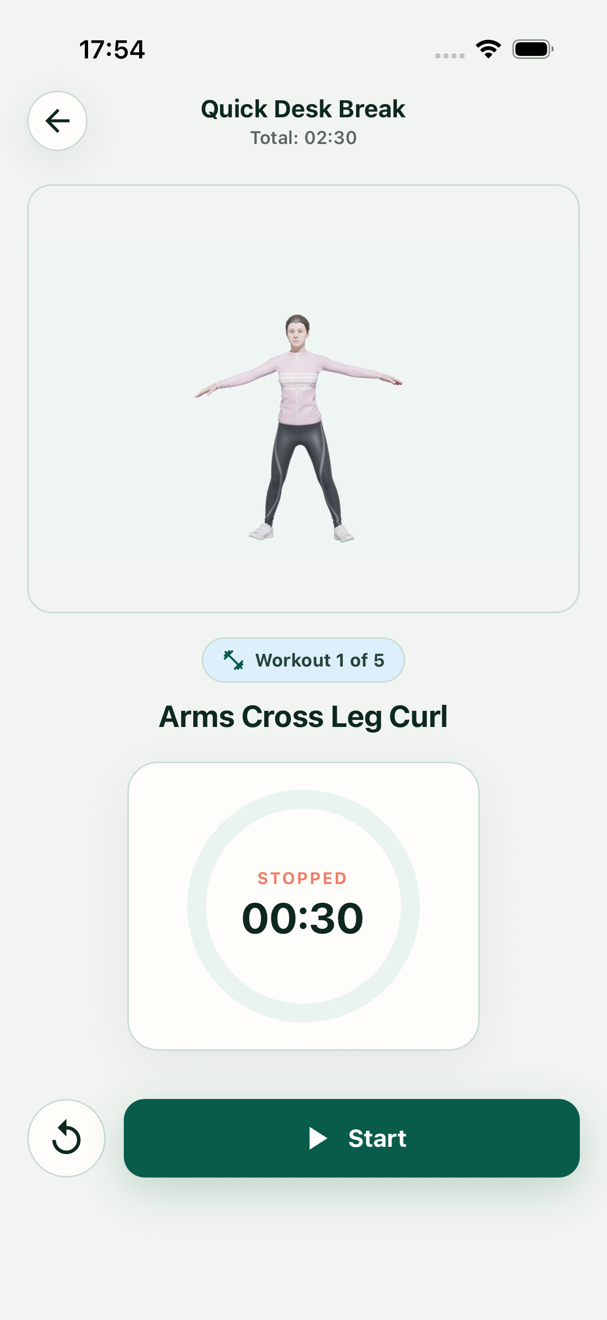 Desk Stretch timer